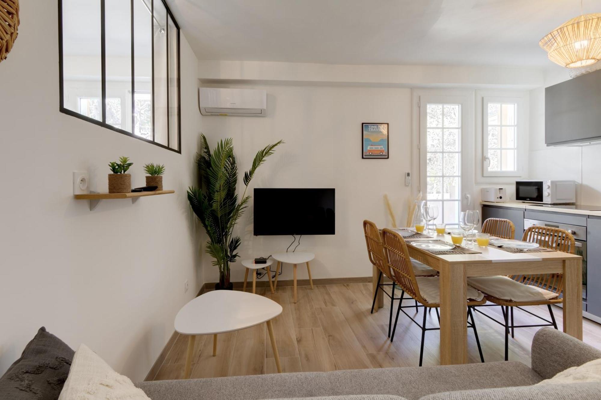 016- T2 Tropisme, Appart 1 Chambre,Clim,Wifi,Parking Μονπελιέ Εξωτερικό φωτογραφία