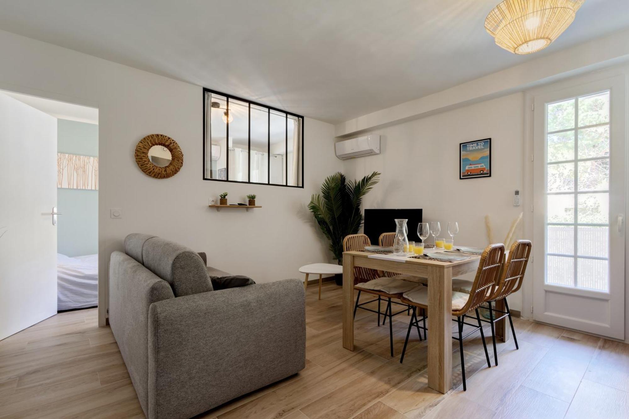016- T2 Tropisme, Appart 1 Chambre,Clim,Wifi,Parking Μονπελιέ Εξωτερικό φωτογραφία