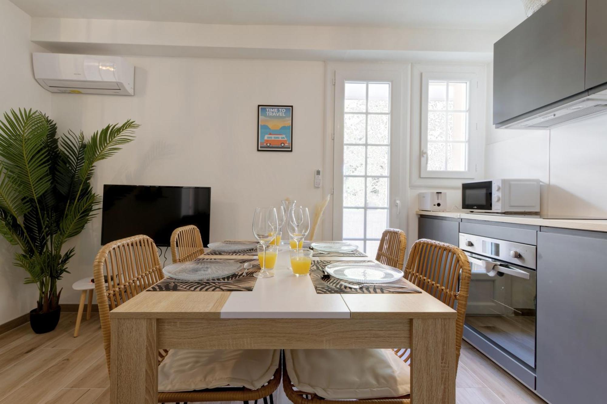 016- T2 Tropisme, Appart 1 Chambre,Clim,Wifi,Parking Μονπελιέ Εξωτερικό φωτογραφία