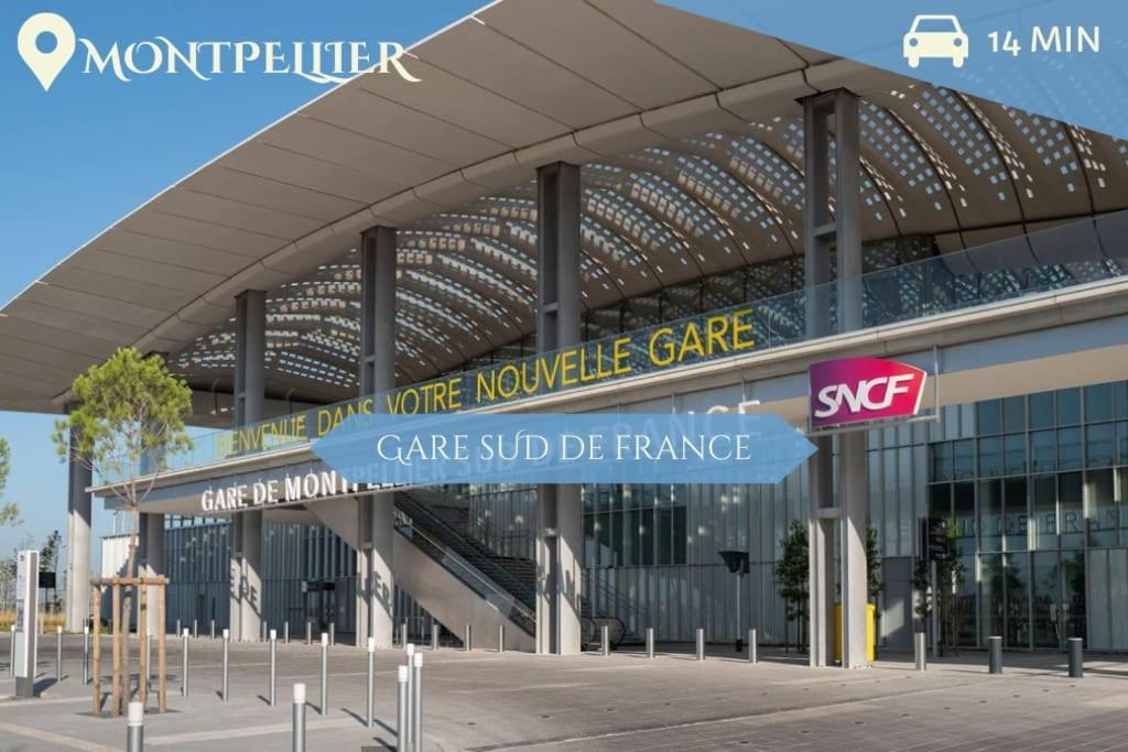 016- T2 Tropisme, Appart 1 Chambre,Clim,Wifi,Parking Μονπελιέ Εξωτερικό φωτογραφία