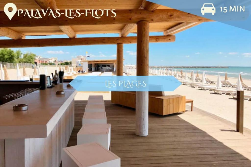 016- T2 Tropisme, Appart 1 Chambre,Clim,Wifi,Parking Μονπελιέ Εξωτερικό φωτογραφία