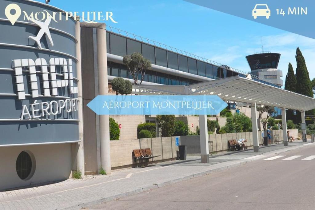 016- T2 Tropisme, Appart 1 Chambre,Clim,Wifi,Parking Μονπελιέ Εξωτερικό φωτογραφία